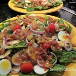 Spinach Salad with Hot Bacon Dressing