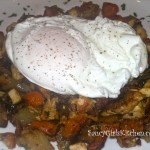 Hash with a Poached Egg on Top