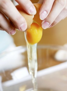 Cracking an Egg into a Bowl