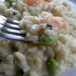 Risotto with Shrimp & Edamame