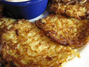 Potato Pancakes close up