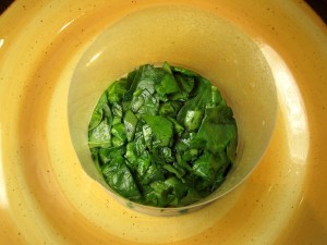 First layer spinach