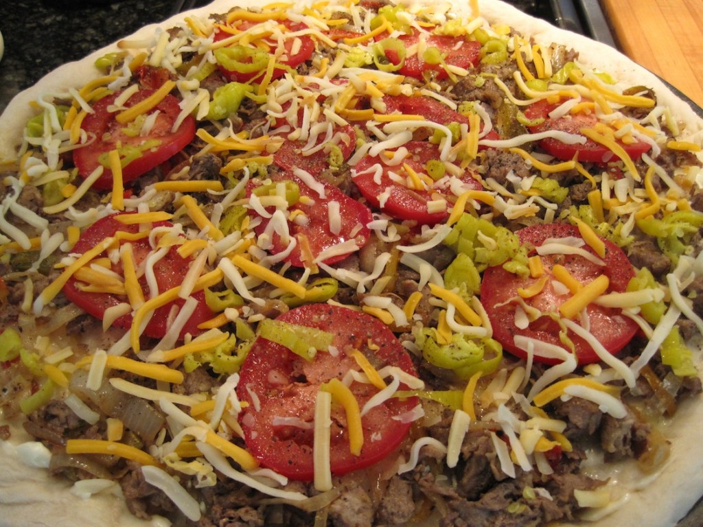 Philly Cheese Steak Pizza