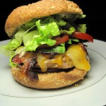 Cilantro-Jalapeno Chicken Burger