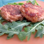 Crab Cakes on Arugula