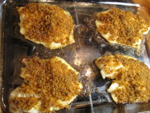 Cajun Crusted Tilapia in the oven