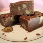 Chocolate Fudge with Walnuts