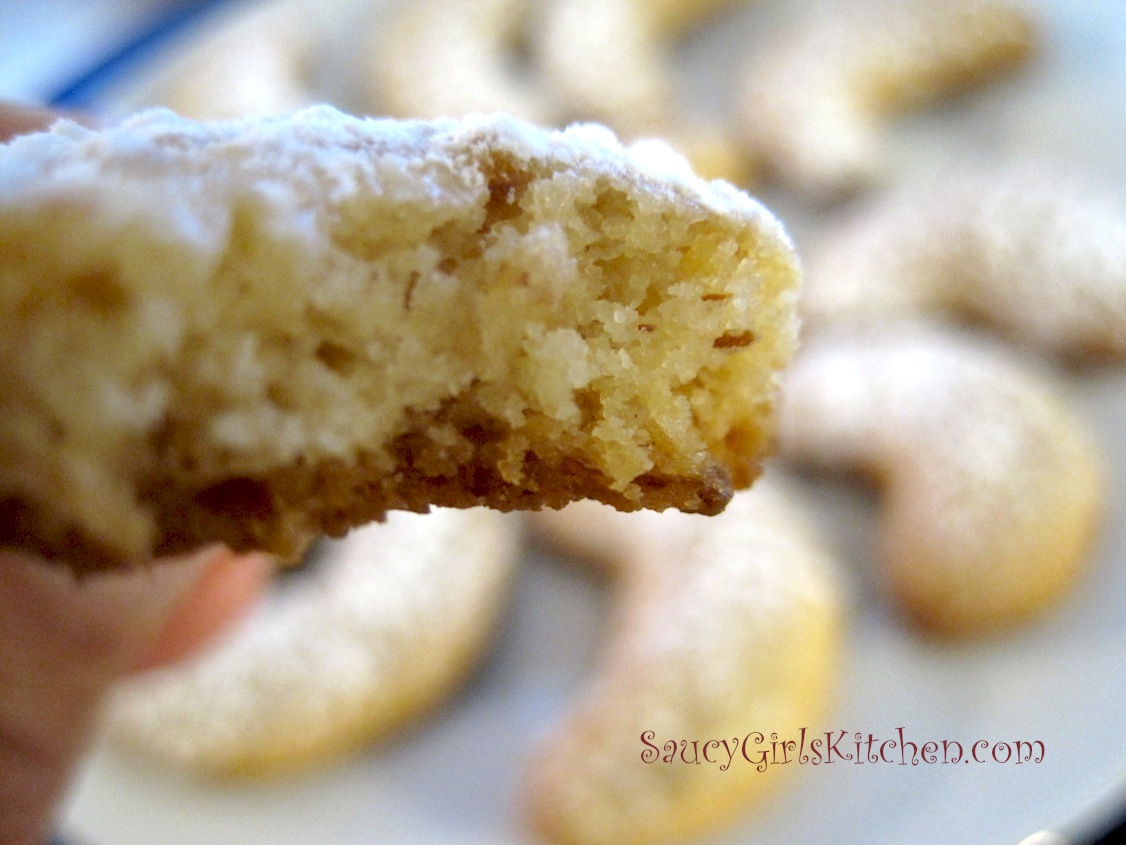 Almond Crescent Cookies