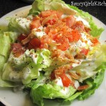 Wedge Salad with Homemade Blue Cheese Dressing