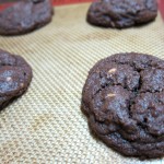 Chewy Chocolate Cookies fresh outta the oven