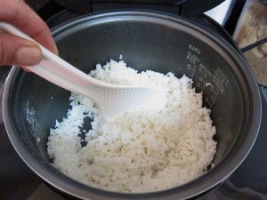 Long Grain Rice in Rice Cooker