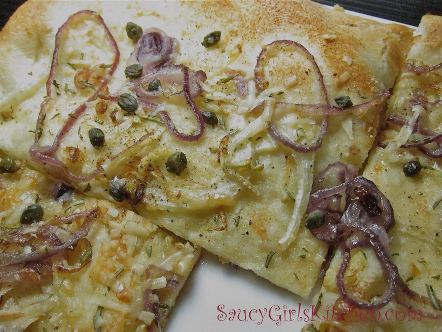 Onion Garlic Focaccia