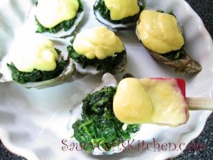 Plate of Oysters Rockefeller
