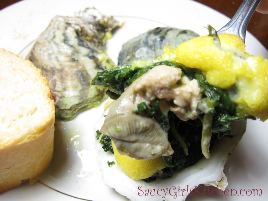 Oysters Rockefeller