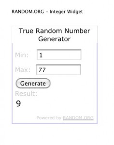 Random winner