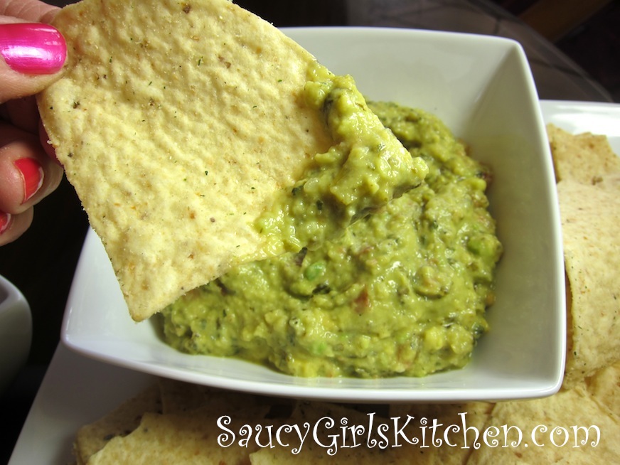 Guacamole with a chip
