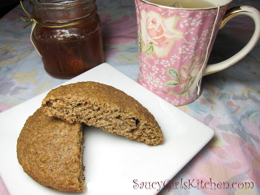 Bran Muffin Top & cup of tea