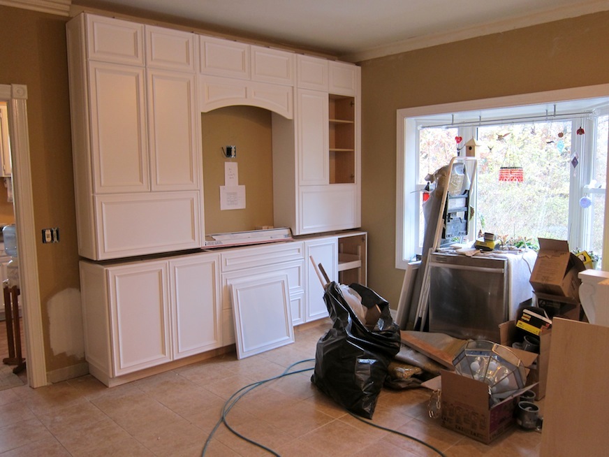 New Hutch in eating area.