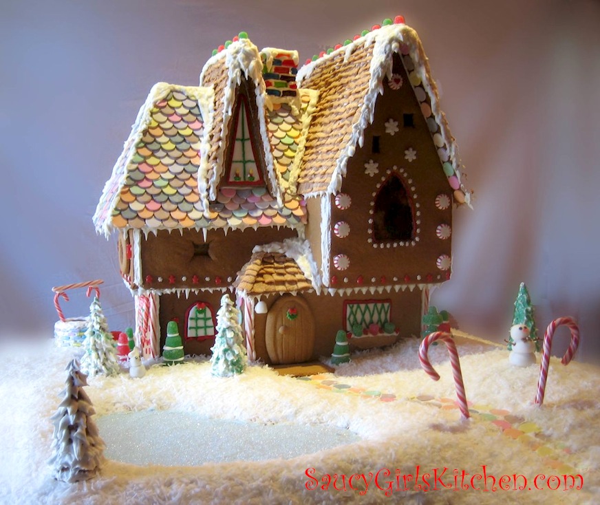 Gingerbread House pic for Christmas Cards