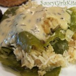 Stuffed Cabbage topped with Caraway Bechamel Sauce