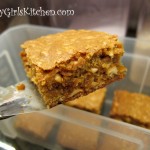 Toffee Cashew Blondies