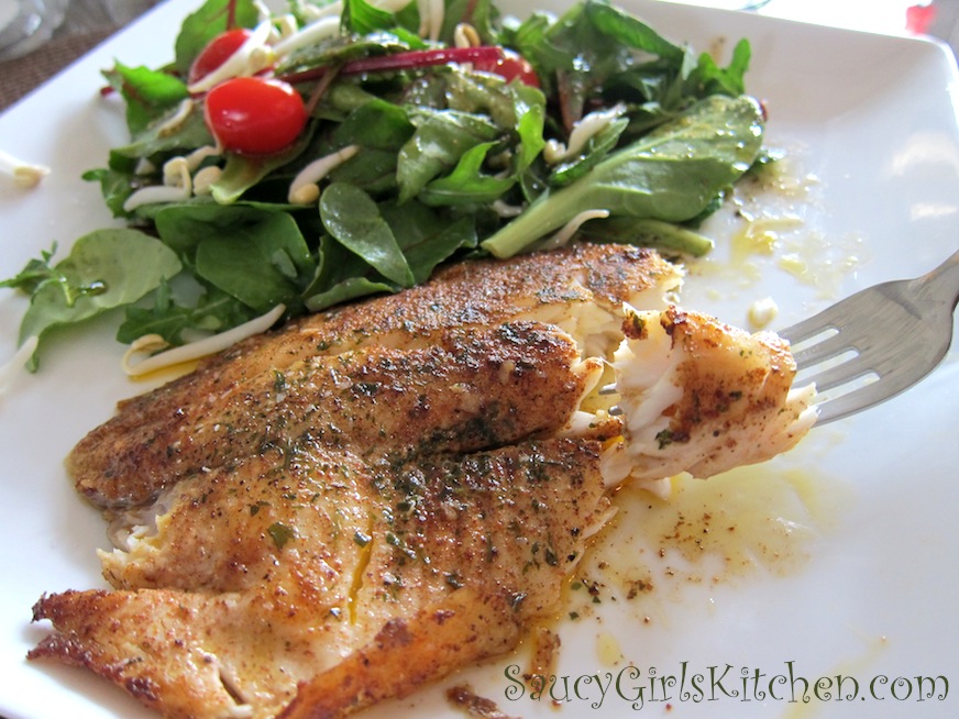 Tilapia with Berbere Butter