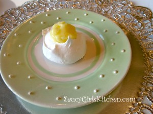 Mini Rose Pavlova with Rose Pastry Cream