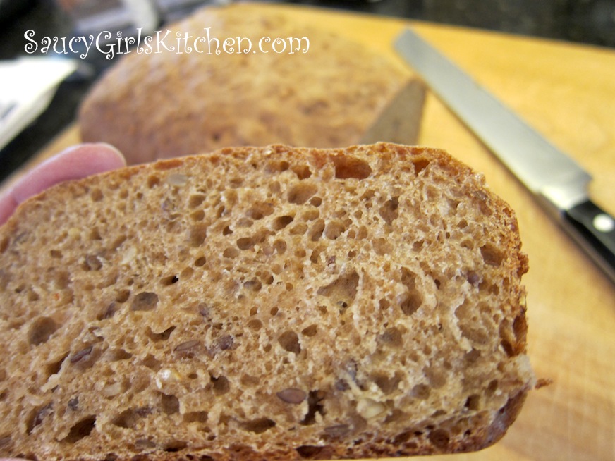 Up Close piece of Just Great Bread Multi-Grain