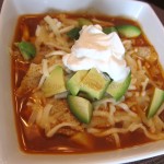 Homemade Vegetarian Tortilla Soup