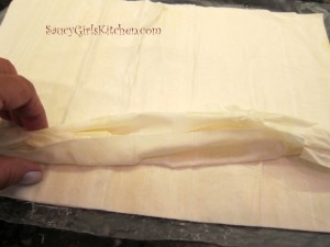 Folding the phyllo