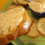 Garlic Sauce on Crostini