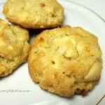 Close up of Coconut Macadamia Cookies