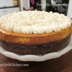 Pumpkin Cheesecake topped with Fresh Whipped Cream