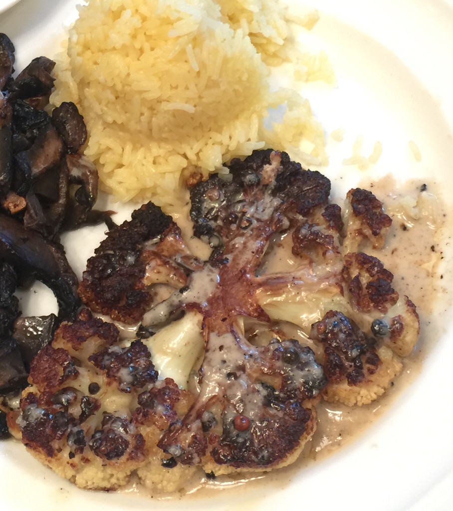 Peppercorn Cauliflower Steak