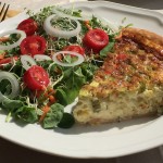 Quiche with Corn & Red Bell Pepper